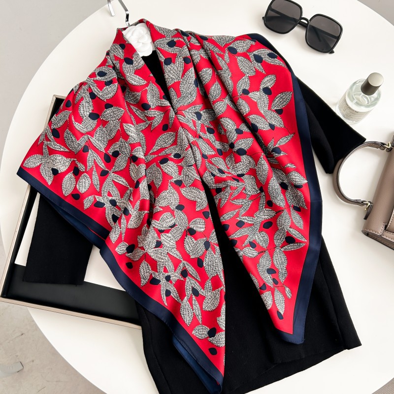 Scarf Silk Square - Foulard Quadrato 90cm di Alta Qualità,