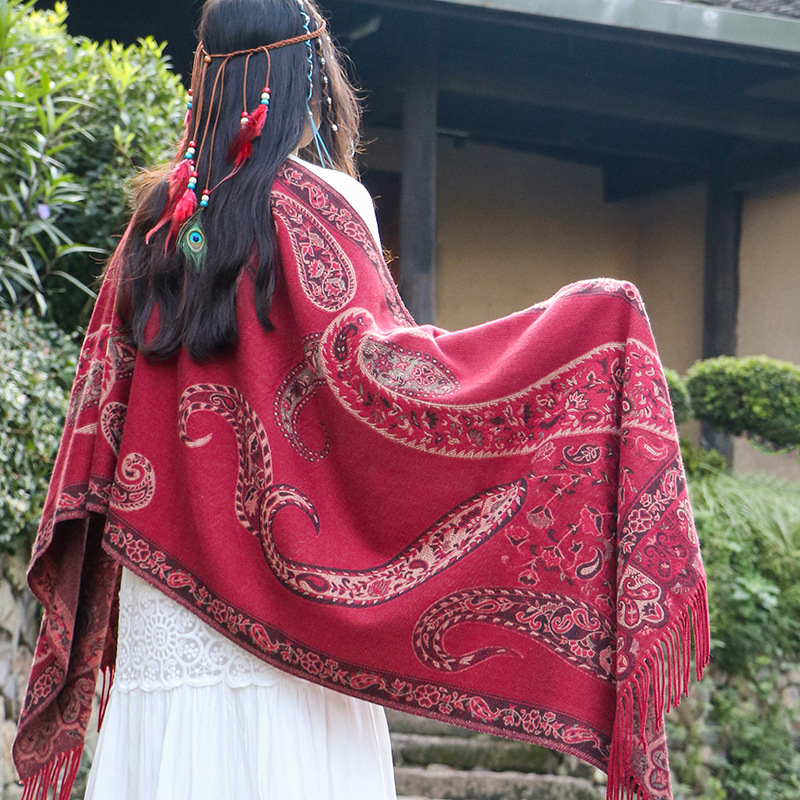 Pashmina Wrap Large - Nuova Sciarpa Pashmina in Cashmere Stile