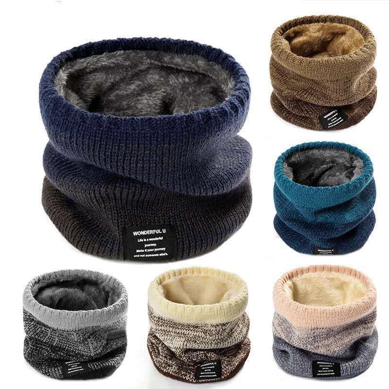 Handkerchief Cotton Men - Sciarpa invernale per uomo Anello in