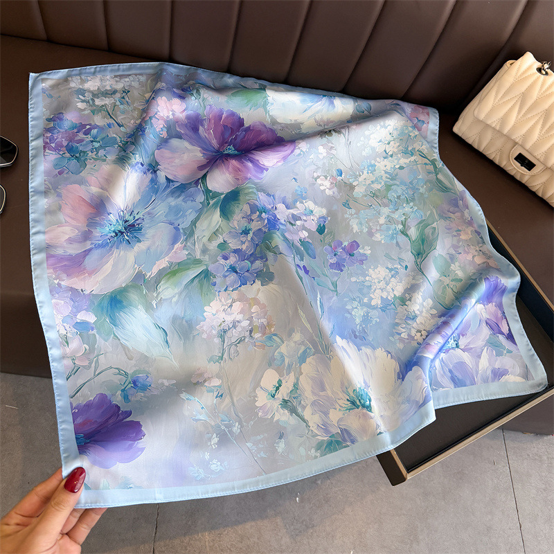 2026 Nuovo Stampa Floreale Sci - Scarf Silk Square recensione e prezzo