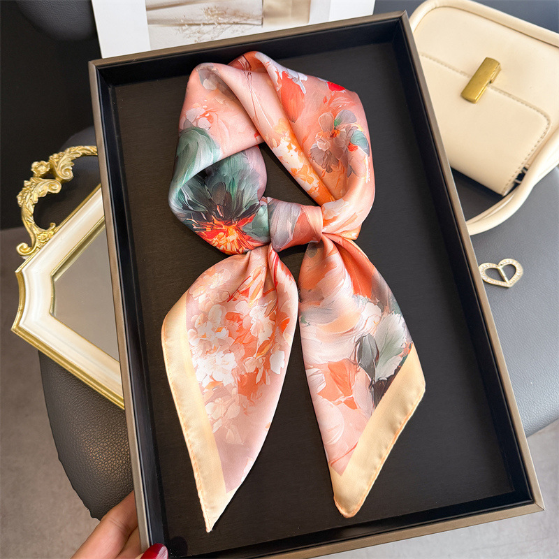 2026 Nuovo Stampa Floreale Sci - Scarf Silk Square recensione e prezzo