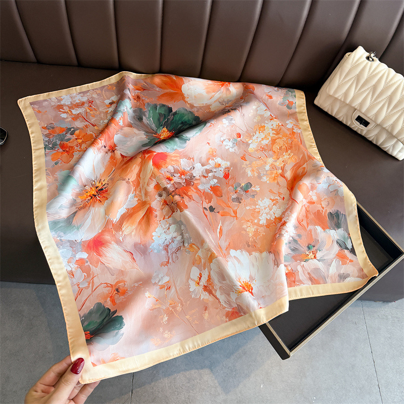 2026 Nuovo Stampa Floreale Sci - Scarf Silk Square recensione e prezzo