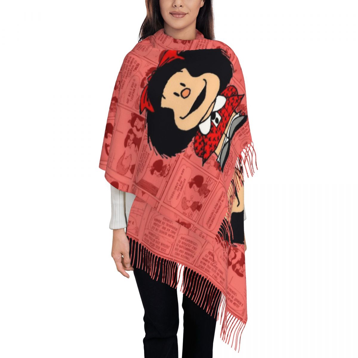 Sciarpa con nappe da donna Maf - Pashmina Wrap Large recensione e prezzo
