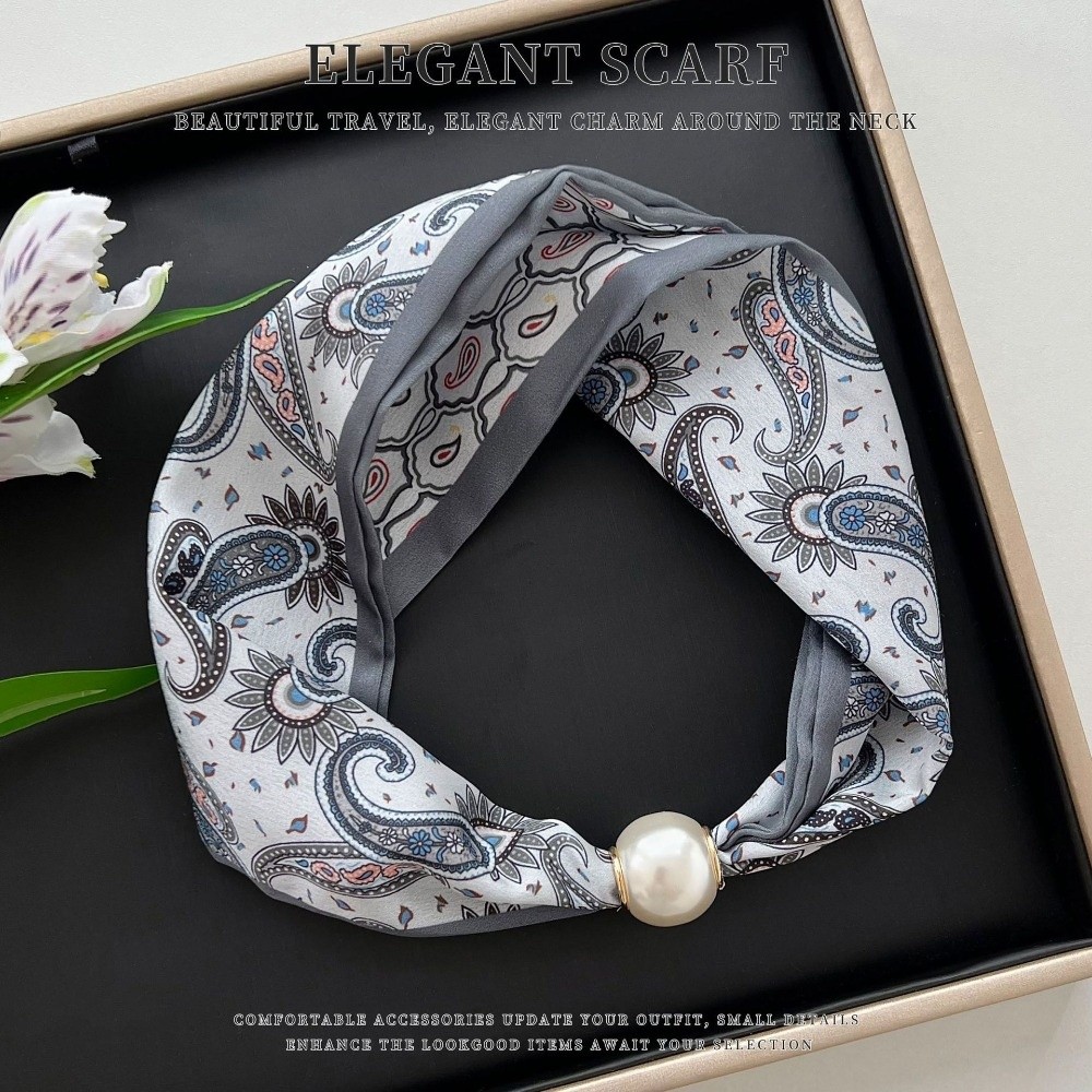 Elegante Sciarpa in Seta con C - Face Scarf Mask recensione e prezzo