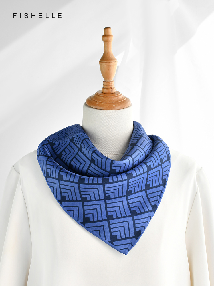 Cinese classico blu bianco por - Scarf Silk Square recensione e prezzo