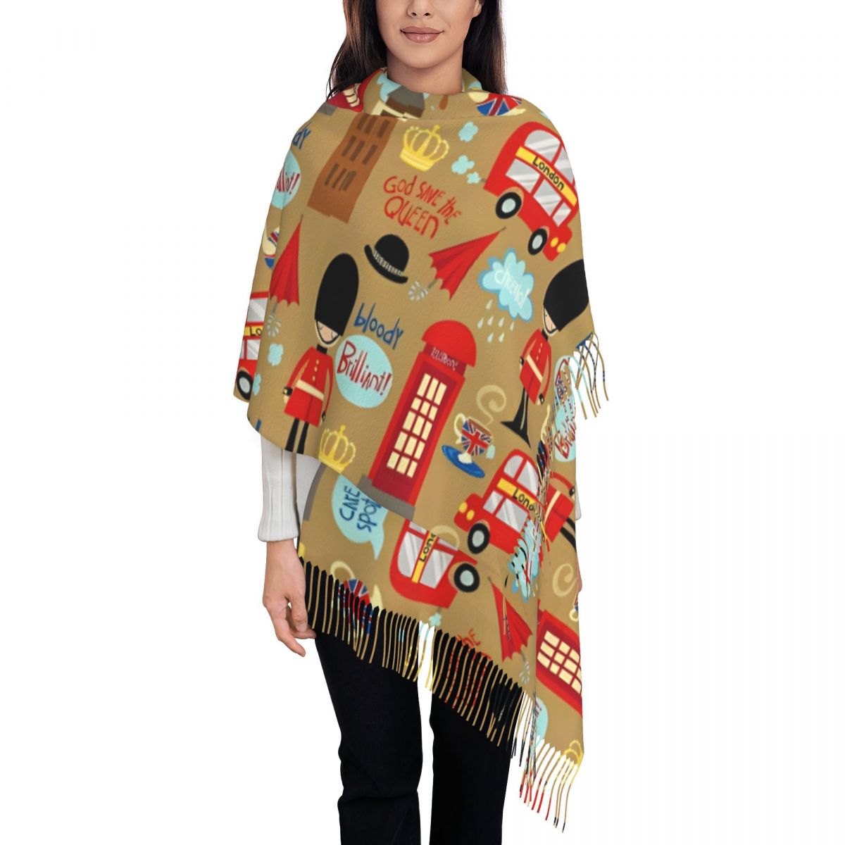 Sciarpa di Londra incantata da - Pashmina Wrap Large recensione e prezzo