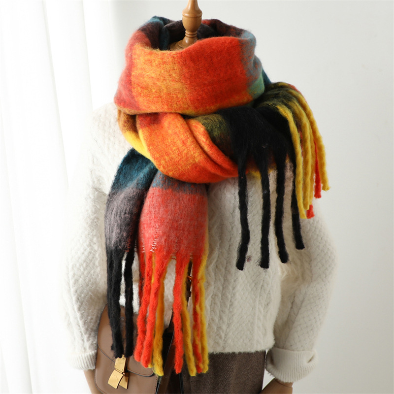 Nuova Sciarpa a Quadri Autunno - Muffler Men Wool recensione e prezzo
