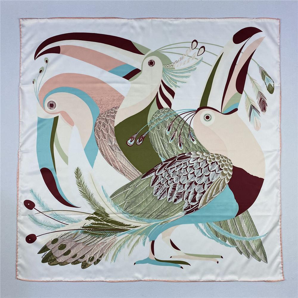 90cm di lusso Parrot Twill di  - Scarf Silk Square recensione e prezzo